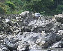 保津川遊船 - 奇岩怪石之一青蛙岩